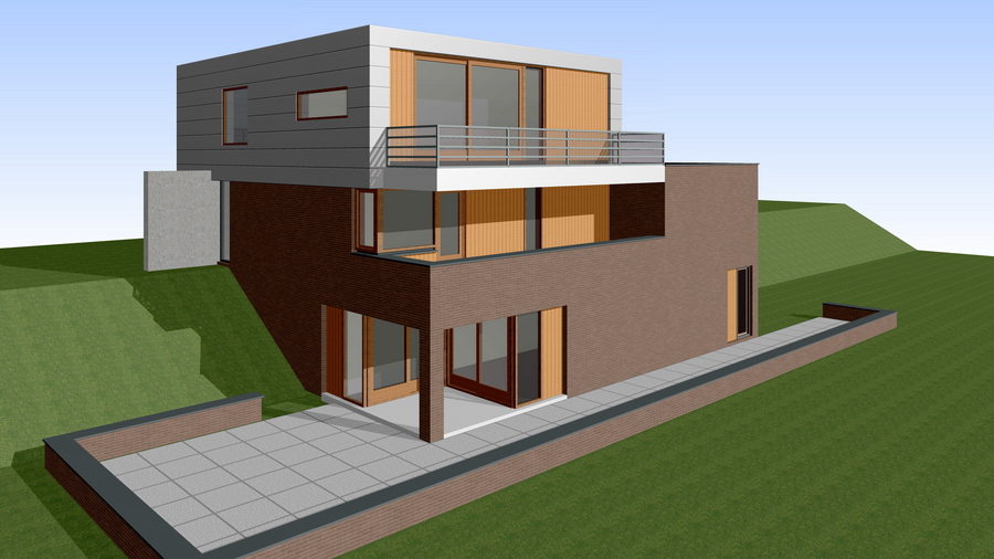 Dijk (van een) woning